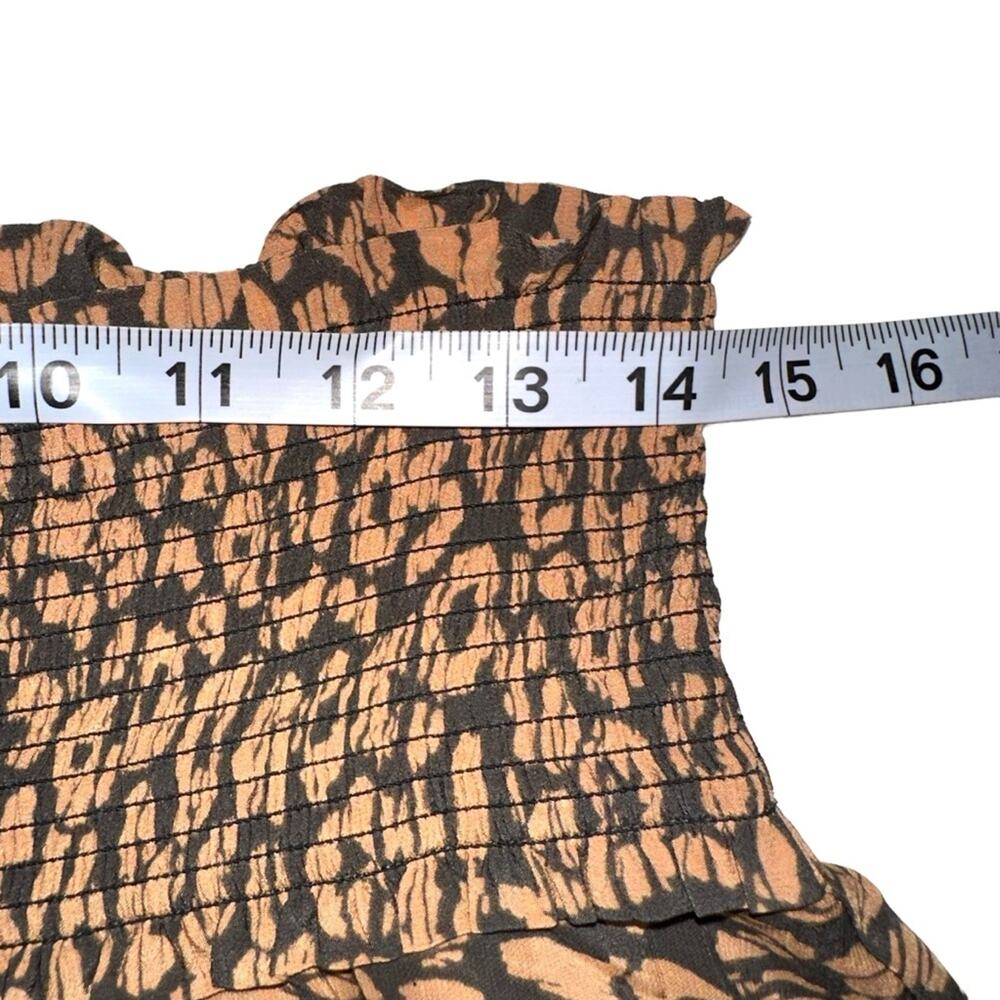 Rails Addison Batik Cheetah Print Tier Drop Waist… - image 6